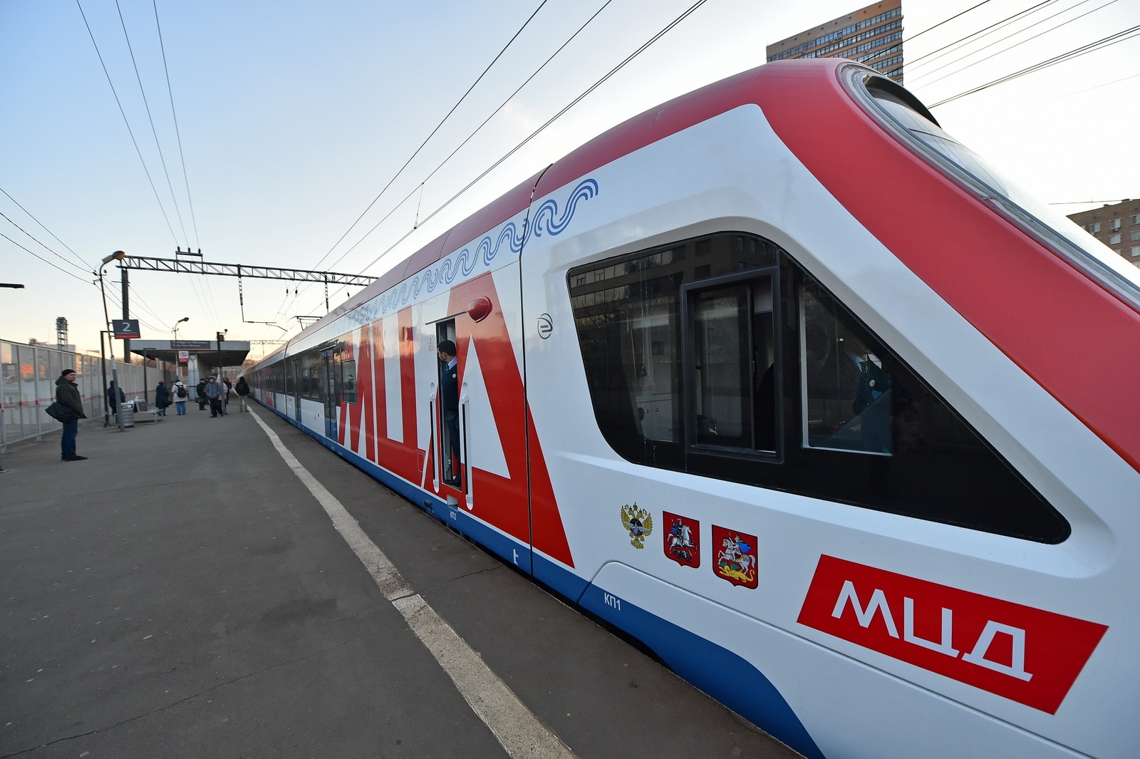 Возведение пассажирских платформ завершается на новой станции Камушки МЦД-4