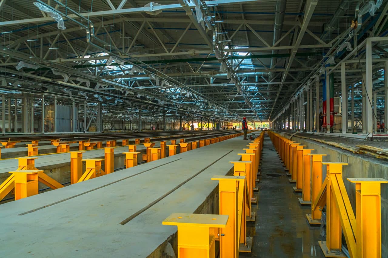 Завершается первый этап реконструкции депо «Сокол» на Замоскворецкой линии метро