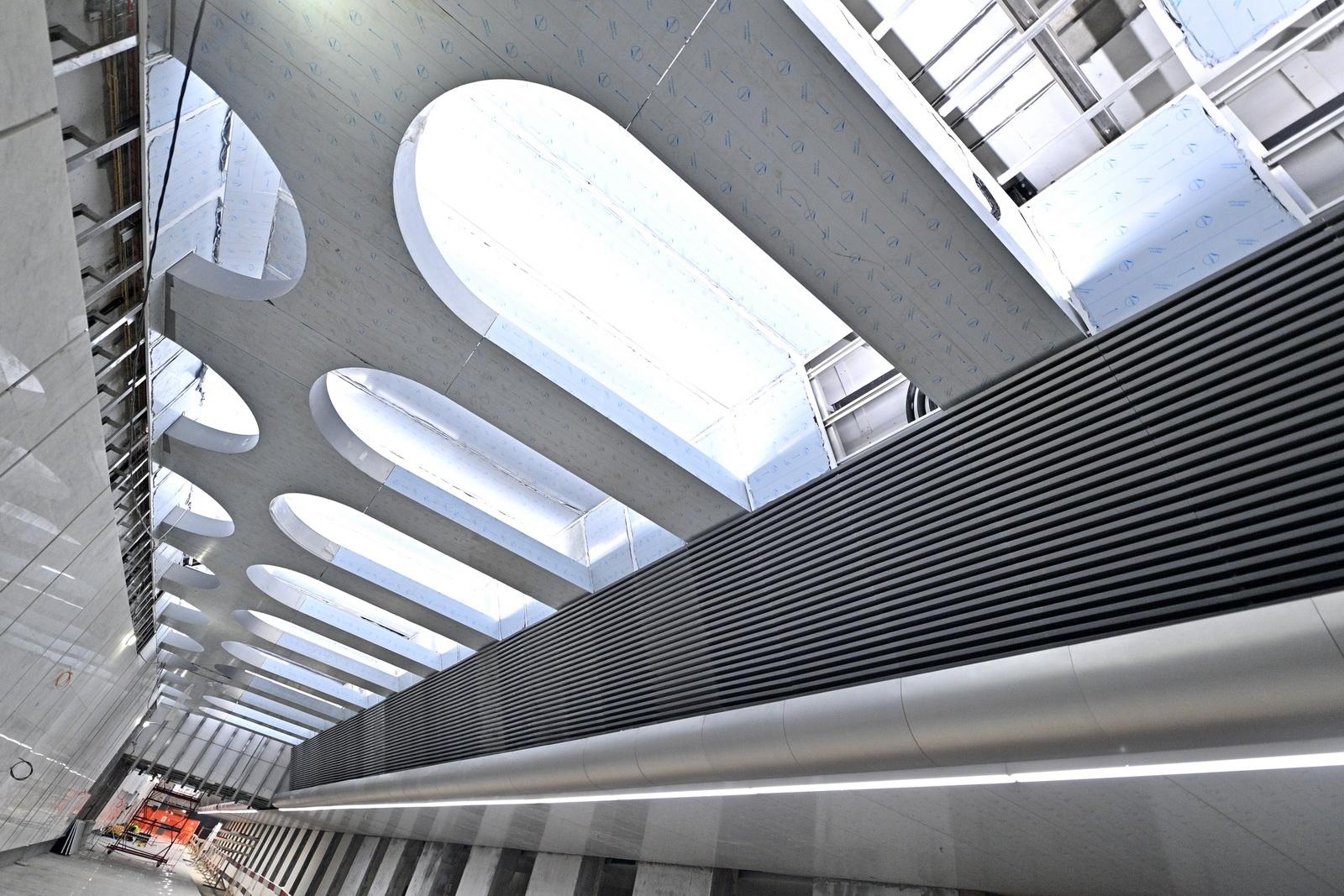 Восточный участок БКЛ метро готов более чем на три четверти