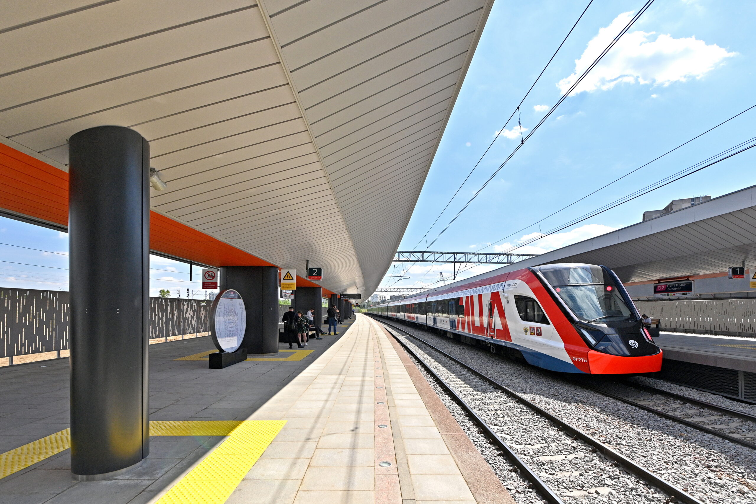 23 станции строятся и реконструируются на четырех маршрутах МЦД