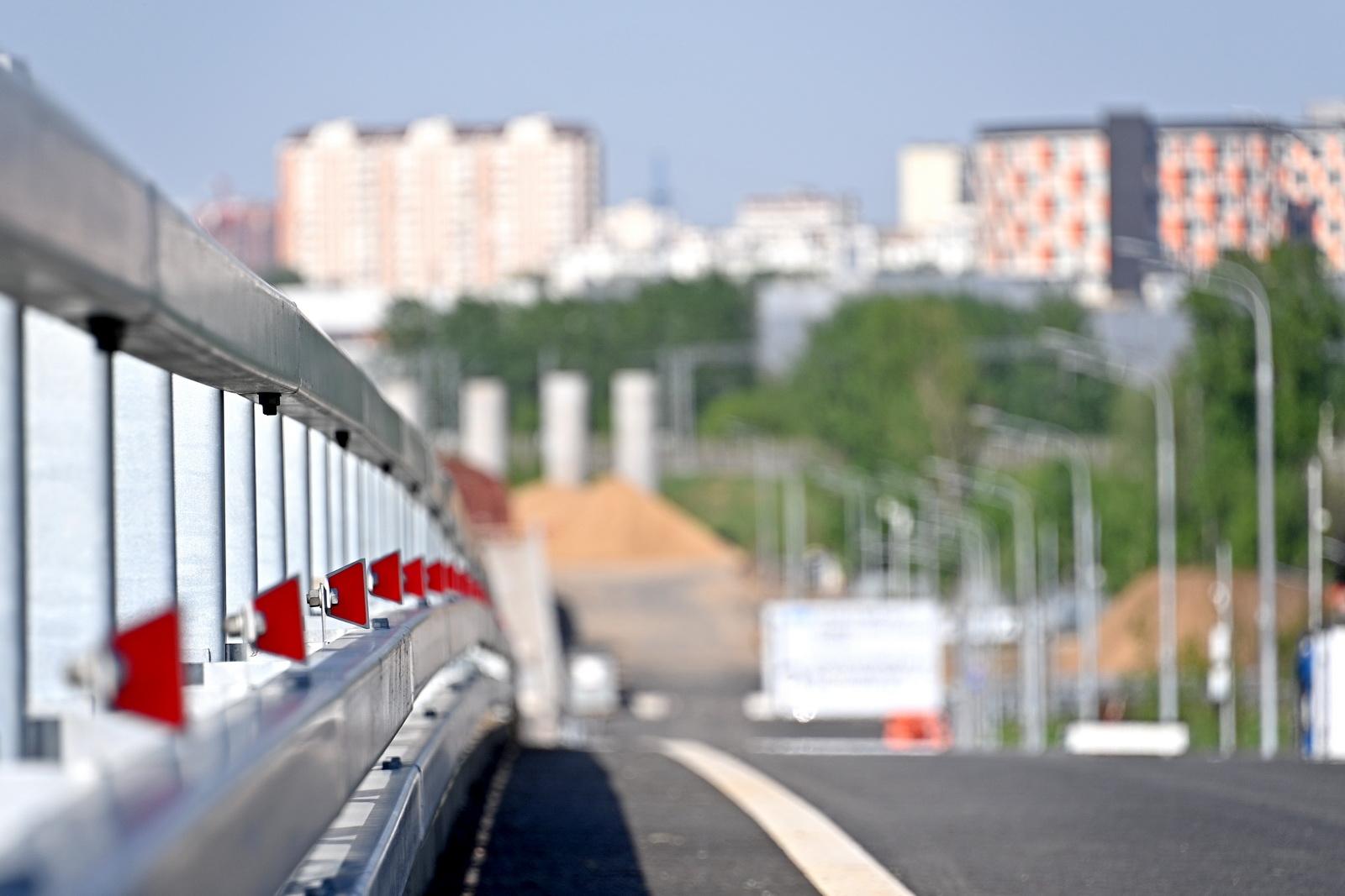 Волгоградский проспект на одном из южных участков МСД готова более чем на три четверти