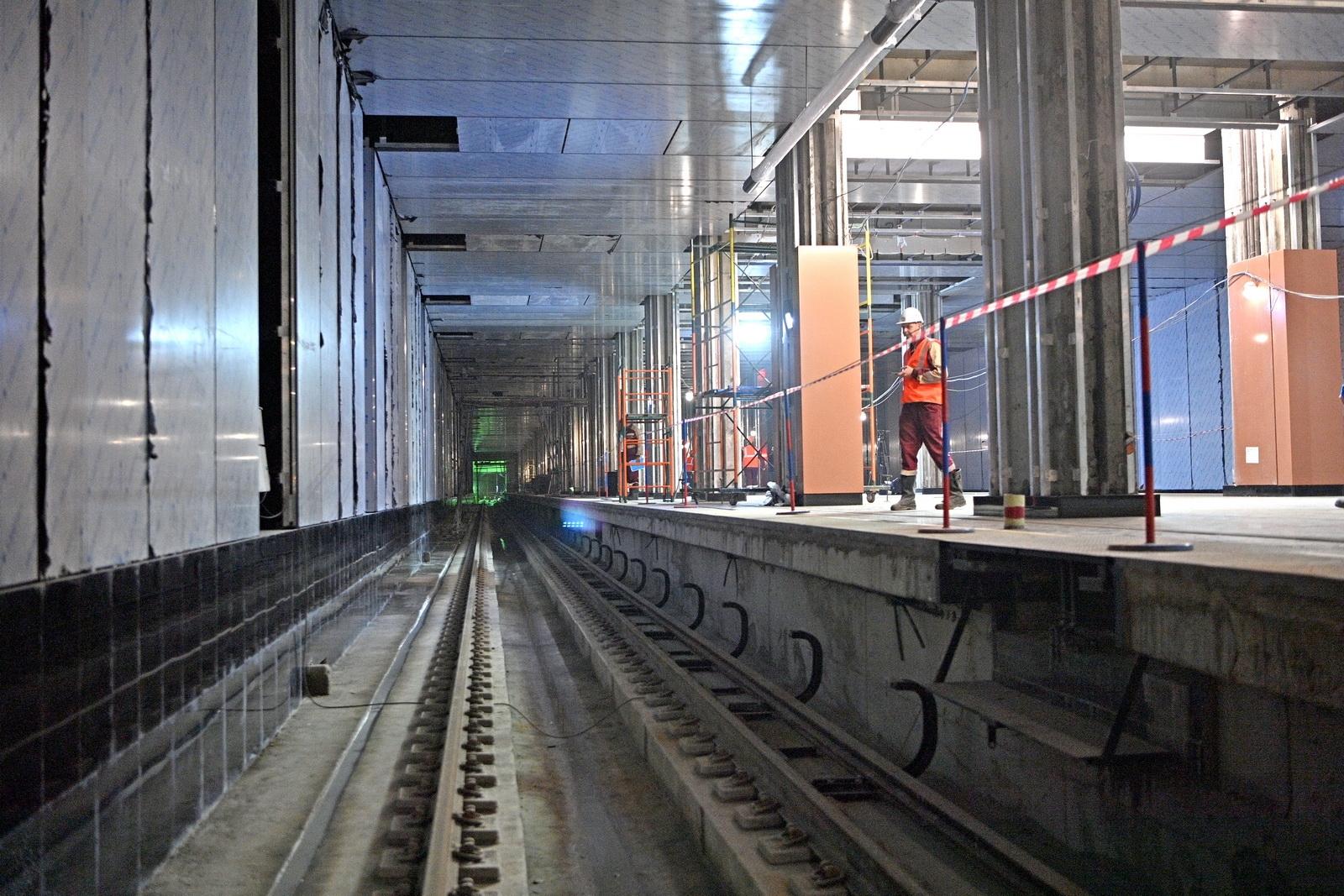 Как строят станцию метро «Лианозово»