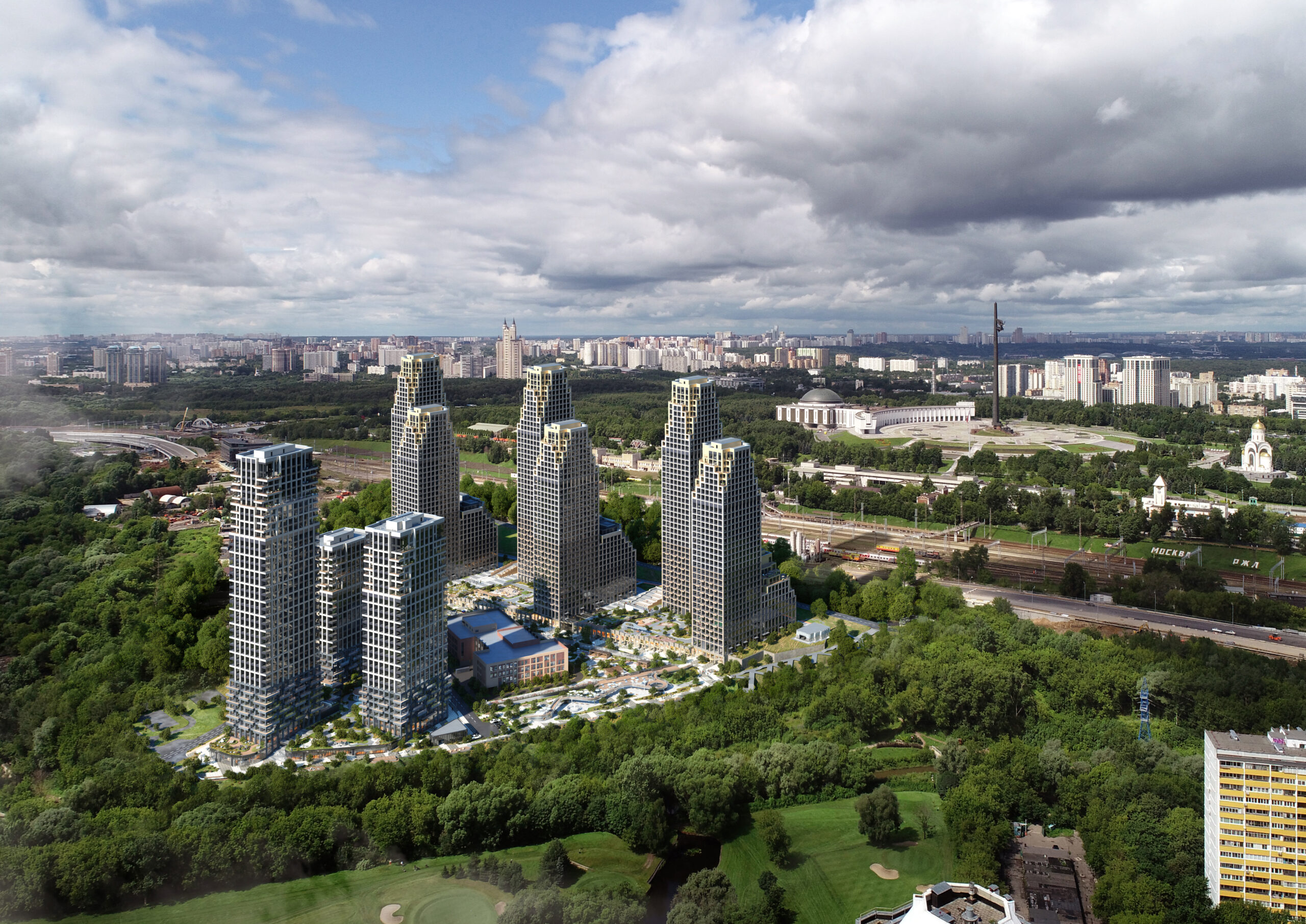 На западе Москвы появятся дома-скалы с террасами на высоте более 100 метров