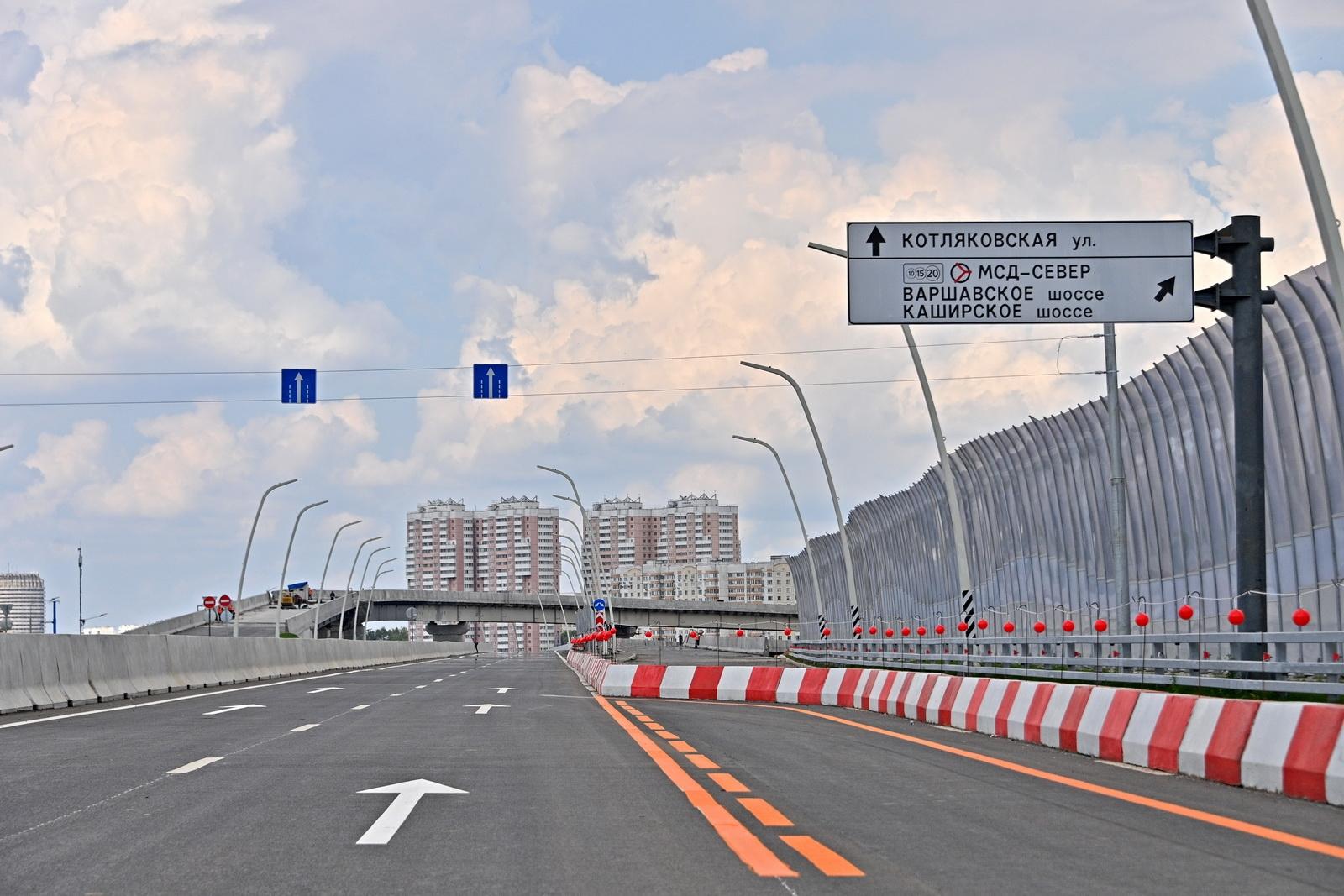 На первом участке Южной рокады завершился ключевой этап строительства путепровода через Кантемировскую улицу